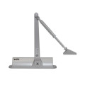 Дверний доводчик Dortec DT-84 Silver для механічного закриття дверей вагою 65-85 кг, складаний важіль, розміри 220x56x46 мм, срібний колір Дверний доводчик Dortec DT-84 Silver для механічного закриття дверей вагою 65-85 кг, складаний важіль, розміри 220x56x46 мм, срібний колір