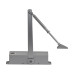 Дверной доводчик Dortec DT-514 Silver для раздвижных дверей с складным рычагом, масса полотна 45-85 кг, размеры 248/45/72 мм, цвет серебряный