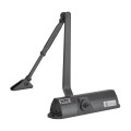 Дверний доводчик Dortec DT-84 Graphite для важких дверей до 85 кг з складаним важелем, графітовий, компактні розміри 220/56/46 мм Дверний доводчик Dortec DT-84 Graphite для важких дверей до 85 кг з складаним важелем, графітовий, компактні розміри 220/56/46 мм