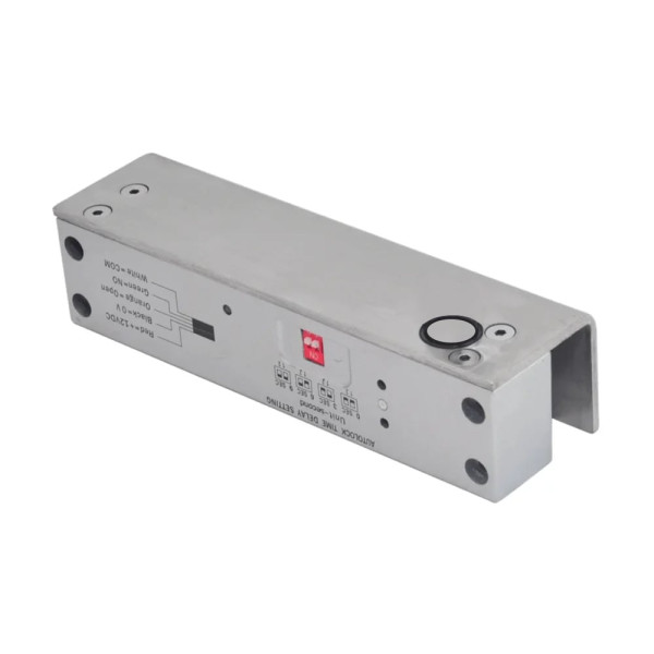 Защіпка електроригельна Trinix YB-150+ NO для скляних дверей з таймером затримки та живленням 12 В, ідеально для безпеки вашого приміщення Защіпка електроригельна Trinix YB-150+ NO для скляних дверей з таймером затримки та живленням 12 В, ідеально для безпеки вашого приміщення