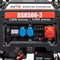 Генератор бензиновий трифазний 6 кВт Bison BS8500-3 для забезпечення електроенергією з регулюванням напруги AVR та електричним стартером Генератор бензиновий трифазний 6 кВт Bison BS8500-3 для забезпечення електроенергією з регулюванням напруги AVR та електричним стартером