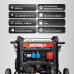 Генератор бензиновий трифазний 9 кВт Bison BS12000-3 для якісного електропостачання на будівництві або в побуті з AVR, ручним та електричним запуском