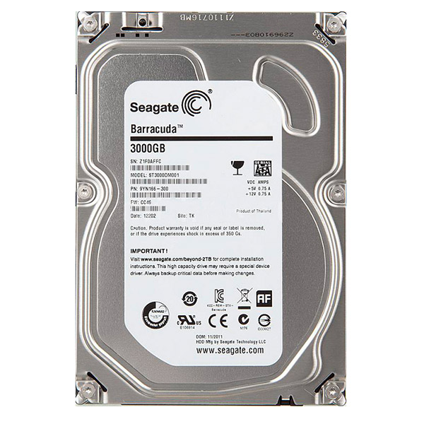 Жорсткий диск Seagate Desktop ST3000DM001 3Tb 64MB Жорсткий диск Seagate Desktop ST3000DM001 3Tb 64MB