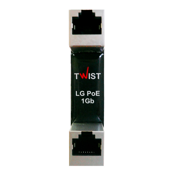 Пристрій для грозозахисту F-F Twist LG-PОE-1Gb-2U Пристрій для грозозахисту F-F Twist LG-PОE-1Gb-2U