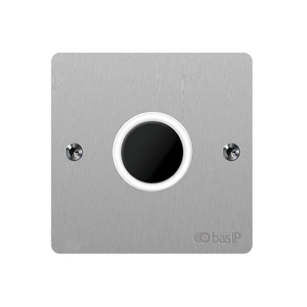 Безконтактна кнопка виходу BAS-IP SH-47T silver для систем контролю доступу з індикацією стану дверей Безконтактна кнопка виходу BAS-IP SH-47T silver для систем контролю доступу з індикацією стану дверей