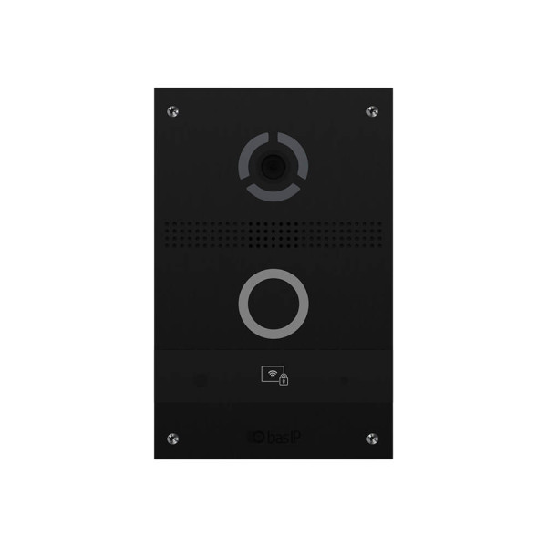 IP вызовная панель Bas-IP AV-08FBL black с распознаванием лиц и считывателем UKEY для контроля доступа и видеонаблюдения в помещениях IP вызовная панель Bas-IP AV-08FBL black с распознаванием лиц и считывателем UKEY для контроля доступа и видеонаблюдения в помещениях