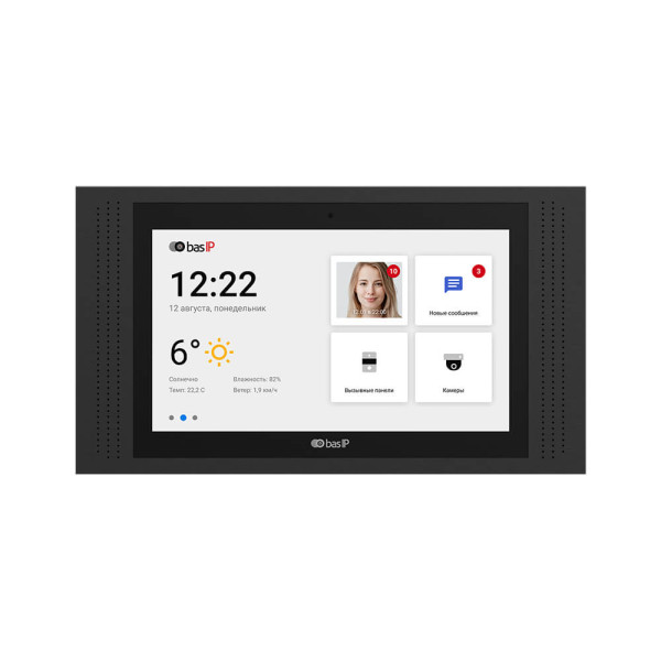 IP-відеодомофон 10" Bas-IP AT-10 black IP-відеодомофон 10" Bas-IP AT-10 black