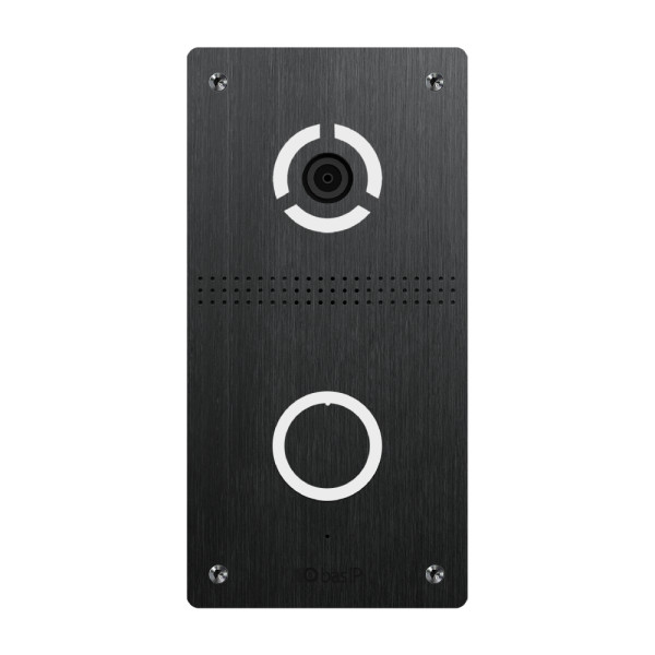 IP вызывная панель Bas-IP AV-04FDI black с высоким разрешением 2 Mpx для домофонов, врезная установка, поддержка SIP, черный алюминиевый корпус IP вызывная панель Bas-IP AV-04FDI black с высоким разрешением 2 Mpx для домофонов, врезная установка, поддержка SIP, черный алюминиевый корпус