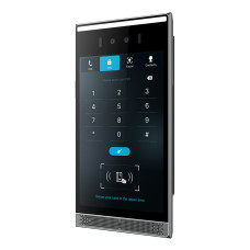 Многоабонентская IP вызывная панель Fanvil i68 с распознаванием лиц для жилых комплексов и офисов, 8-дюймовый экран, IP66, гибкость доступа, антиспуфинг