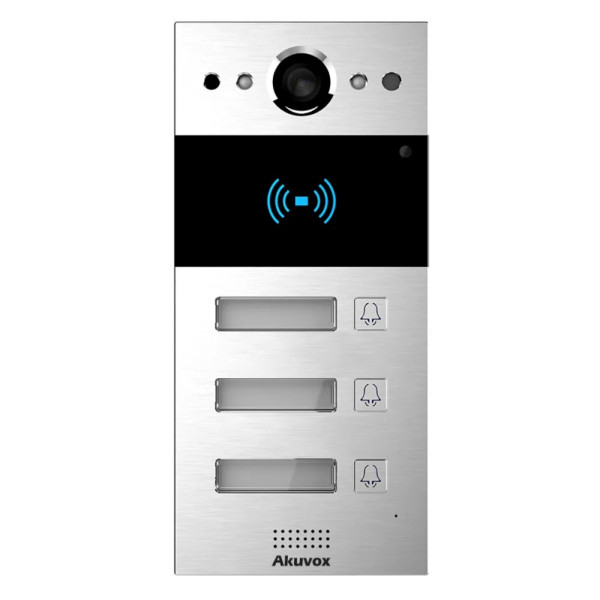 IP-панель виклику 2 Мп Akuvox R20B X3 OW на 3 абоненти IP-панель виклику 2 Мп Akuvox R20B X3 OW на 3 абоненти