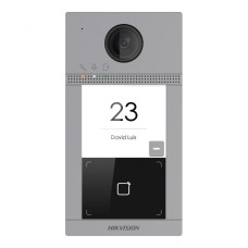 IP-відеопанель 2 Мп з Wi-Fi на 1 абонента Hikvision DS-KV8113-WME1(B)/Flush для IP-домофонів