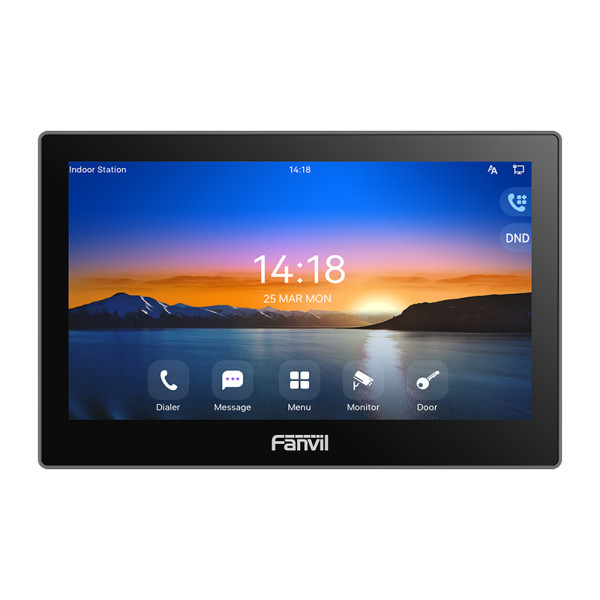 IP-видеодомофон 7-дюймовый Fanvil i504W для контроля доступа и видеосвязи в жилых и коммерческих зданиях с поддержкой Wi-Fi и тревожных датчиков IP-видеодомофон 7-дюймовый Fanvil i504W для контроля доступа и видеосвязи в жилых и коммерческих зданиях с поддержкой Wi-Fi и тревожных датчиков