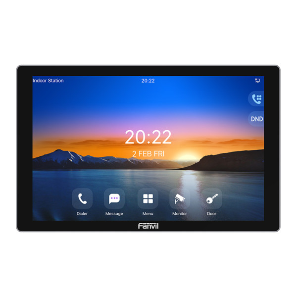 IP-видеодомофон Fanvil i506W для охранных систем с 10,1-дюймовым экраном и поддержкой Wi-Fi, видео до 1080p, двусторонняя связь и управление замком IP-видеодомофон Fanvil i506W для охранных систем с 10,1-дюймовым экраном и поддержкой Wi-Fi, видео до 1080p, двусторонняя связь и управление замком