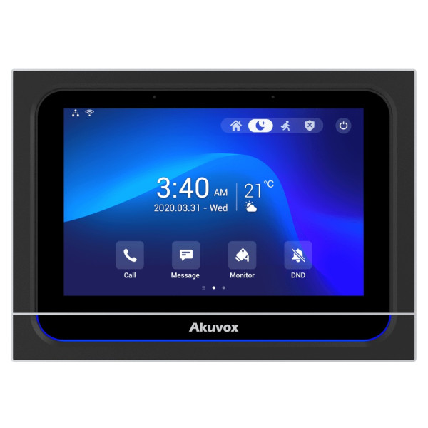 IP-відеодомофон з Wi-Fi 7" Akuvox X933W Black IP-відеодомофон з Wi-Fi 7" Akuvox X933W Black