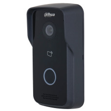 IP відеопанель Dahua DHI-VTO2111D-P-S3 чорна з 2 мп камери та Mifare зчитувачем для контролю доступу в домофонах