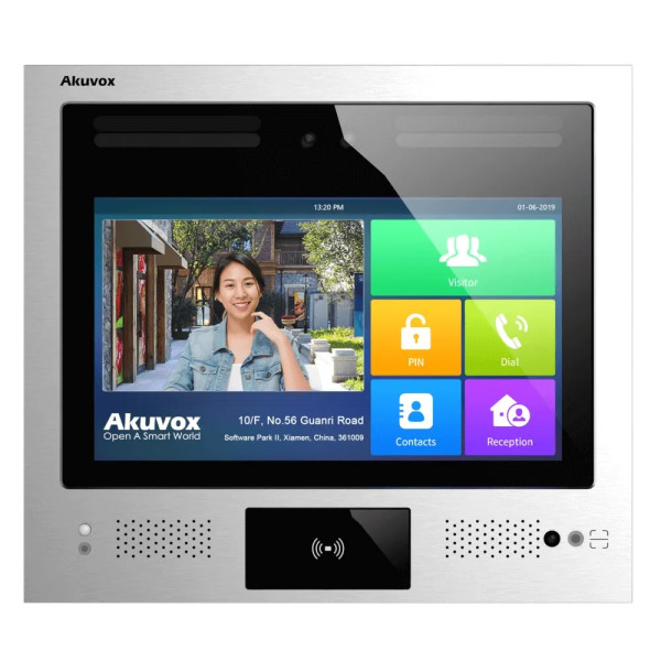 Багатоабонентна панель виклику Akuvox X916S на Android (розпізнавання обличчя) Багатоабонентна панель виклику Akuvox X916S на Android (розпізнавання обличчя)