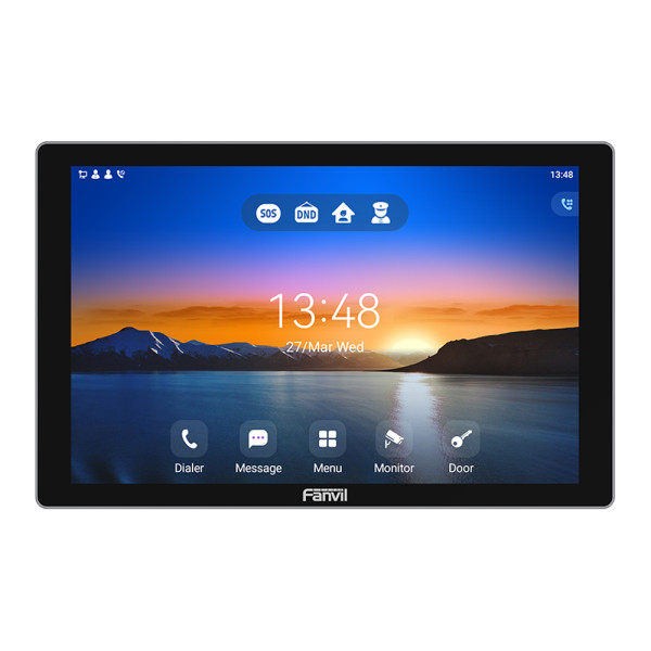 IP-відеодомофон 10,1" Fanvil i507W для житлових комплексів та комерційних об'єктів з Android 9.0, відеодзвінками 1080p та Wi-Fi 2.4/5 ГГц
