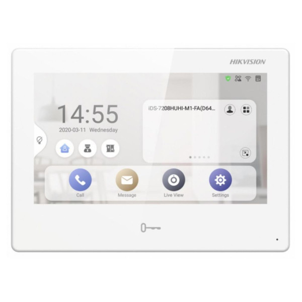 IP-видеодомофон 7" с Wi-Fi для контроля доступа Hikvision DS-KH9310-WTE1(B) с поддержкой SIP и записью фото посетителей IP-видеодомофон 7" с Wi-Fi для контроля доступа Hikvision DS-KH9310-WTE1(B) с поддержкой SIP и записью фото посетителей