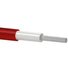 Кабель Одескабель H1Z2Z2-K 1*6 red бухта 20 м гнучкий безгалогенний фотовольтаїчний для сонячних електростанцій