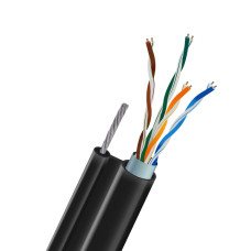 Кабель вита пара FTP CAT5E CU 0.5 LDPE Outdoor для створення мереж швидкістю 100/1000 Мбіт/сек, багатожильний дріт 7x0.45 мм, довжина 305 м