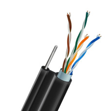 Кабель вита пара FTP CAT5E CU 0.51 LDPE Outdoor 1x1.2mm для швидкісного мережевого з'єднання 100/1000 Мбіт/сек, довжина 305 м для зовнішнього прокладання
