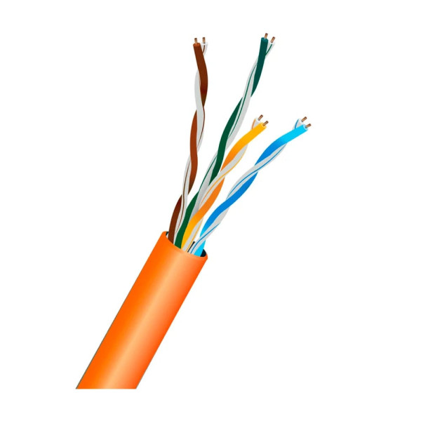 Кабель витая пара UTP CAT5E 0.51mm LSZH Indoor 305м для создания сетей 100/1000 Мбит/сек Кабель витая пара UTP CAT5E 0.51mm LSZH Indoor 305м для создания сетей 100/1000 Мбит/сек