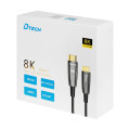 Кабель HDMI 2.1 30m для підключення телевізорів і проекторів Dtech DT-HOF8030 з підтримкою 8K@60Hz, 4K@120Hz, HDR, позолочені контакти, 48 Гбіт/с Кабель HDMI 2.1 30m для підключення телевізорів і проекторів Dtech DT-HOF8030 з підтримкою 8K@60Hz, 4K@120Hz, HDR, позолочені контакти, 48 Гбіт/с