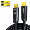 Кабель HDMI 2.1 100m Dtech DT-HOF8100 для підключення відеореєстратора, монітора, телевізора з підтримкою 8K@60Hz, 4K@120Hz, 48 Гбіт/с Кабель HDMI 2.1 100m Dtech DT-HOF8100 для підключення відеореєстратора, монітора, телевізора з підтримкою 8K@60Hz, 4K@120Hz, 48 Гбіт/с