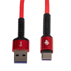 Кабель (шнур) LP USB 3.0 to USB Type-C 5A зі швидкою зарядкою (QC) 1м LS63C-5A Кабель (шнур) LP USB 3.0 to USB Type-C 5A зі швидкою зарядкою (QC) 1м LS63C-5A