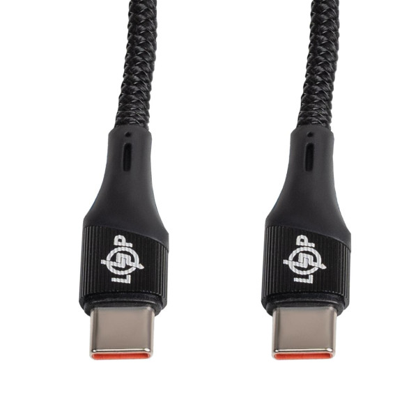 Кабель LP USB 3.0 Type-C to Type-C 100W зі швидкою зарядкою (PD) 1м C1001MC3 Кабель LP USB 3.0 Type-C to Type-C 100W зі швидкою зарядкою (PD) 1м C1001MC3