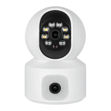 Беспроводная поворотная камера два объектива GV-186-GM-DIG40-10 PTZ 4MP (2MP + 2MP) для видеонаблюдения с двойным сенсором и поддержкой двустороннего звука
