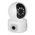 Беспроводная поворотная камера два объектива GV-186-GM-DIG40-10 PTZ 4MP (2MP + 2MP) для видеонаблюдения с двойным сенсором и поддержкой двустороннего звука Беспроводная поворотная камера два объектива GV-186-GM-DIG40-10 PTZ 4MP (2MP + 2MP) для видеонаблюдения с двойным сенсором и поддержкой двустороннего звука