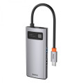 USB хаб 4 в 1 Type-C Baseus Metal Gleam Series для ПК и ноутбуков, HDMI 4K и USB 3.0, серый (CAHUB-CY0G) для расширения портов и зарядки USB хаб 4 в 1 Type-C Baseus Metal Gleam Series для ПК и ноутбуков, HDMI 4K и USB 3.0, серый (CAHUB-CY0G) для расширения портов и зарядки