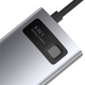 USB хаб 4 в 1 Type-C Baseus Metal Gleam Series для ПК и ноутбуков, HDMI 4K и USB 3.0, серый (CAHUB-CY0G) для расширения портов и зарядки USB хаб 4 в 1 Type-C Baseus Metal Gleam Series для ПК и ноутбуков, HDMI 4K и USB 3.0, серый (CAHUB-CY0G) для расширения портов и зарядки