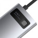 USB Hub 4-в-1 Baseus Metal Gleam Series CAHUB-CY0G для розширення можливостей ПК з HDMI 4K та USB-C зарядкою сірий