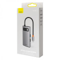 USB хаб 4 в 1 Type-C Baseus Metal Gleam Series для ПК и ноутбуков, HDMI 4K и USB 3.0, серый (CAHUB-CY0G) для расширения портов и зарядки USB хаб 4 в 1 Type-C Baseus Metal Gleam Series для ПК и ноутбуков, HDMI 4K и USB 3.0, серый (CAHUB-CY0G) для расширения портов и зарядки