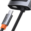 USB хаб 4 в 1 Type-C Baseus Metal Gleam Series для ПК и ноутбуков, HDMI 4K и USB 3.0, серый (CAHUB-CY0G) для расширения портов и зарядки USB хаб 4 в 1 Type-C Baseus Metal Gleam Series для ПК и ноутбуков, HDMI 4K и USB 3.0, серый (CAHUB-CY0G) для расширения портов и зарядки