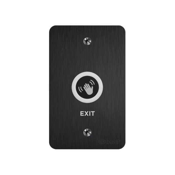 Бесконтактная кнопка SH-45TE (black) для контроля доступа с индикацией состояния двери, нержавеющая сталь, гигиеничное использование, защита IP68 Бесконтактная кнопка SH-45TE (black) для контроля доступа с индикацией состояния двери, нержавеющая сталь, гигиеничное использование, защита IP68