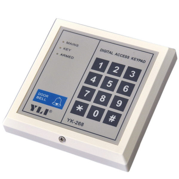 Кодова клавіатура Yli Electronic YK-268 з сенсорними кнопками Кодова клавіатура Yli Electronic YK-268 з сенсорними кнопками