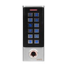 Клавиатура с контроллером и считывателем отпечатков пальцев и карт Mifare Trinix TRK-1102MFW для системы контроля доступа с антивандальным корпусом IP65