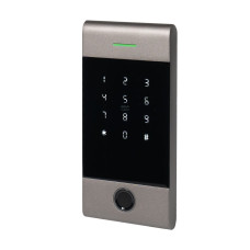 Клавіатура Bluetooth з контролером та зчитувачем відбитків пальців Mifare Trinix TRK-1206BTFW Black для контролю доступу та управління через мобільний застосунок