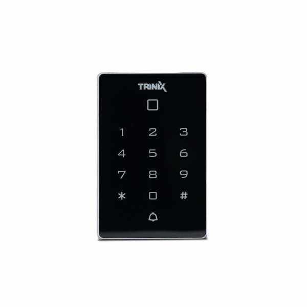 Клавиатура с WiFi и контроллером Trinix TRK-1202EW(WF) для контроля доступа, EM-Marine, поддержка Tuya Smart, водонепроницаемая, IP66, память 2000 пользователей