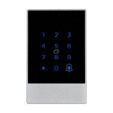 Клавіатура Bluetooth з контролером та зчитувачем Mifare Trinix TRK-1106BTW для контролю доступу, 20000 користувачів, IP66, живлення 12В, сенсорна, Ttlock