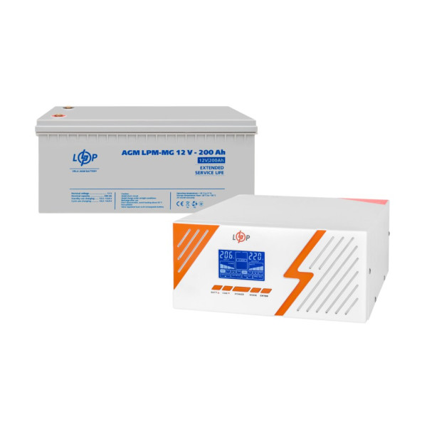 Комплект резервного живлення LP (LogicPower) ДБЖ + мультигелева батарея (UPS B1500 + АКБ MG 2400Wh) Комплект резервного живлення LP (LogicPower) ДБЖ + мультигелева батарея (UPS B1500 + АКБ MG 2400Wh)