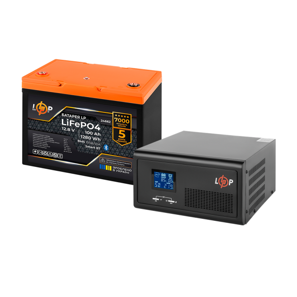 Комплект ИБП 1500VA с аккумулятором LiFePO4 1280Wh для бесперебойного питания газовых котлов и видеонаблюдения Комплект ИБП 1500VA с аккумулятором LiFePO4 1280Wh для бесперебойного питания газовых котлов и видеонаблюдения