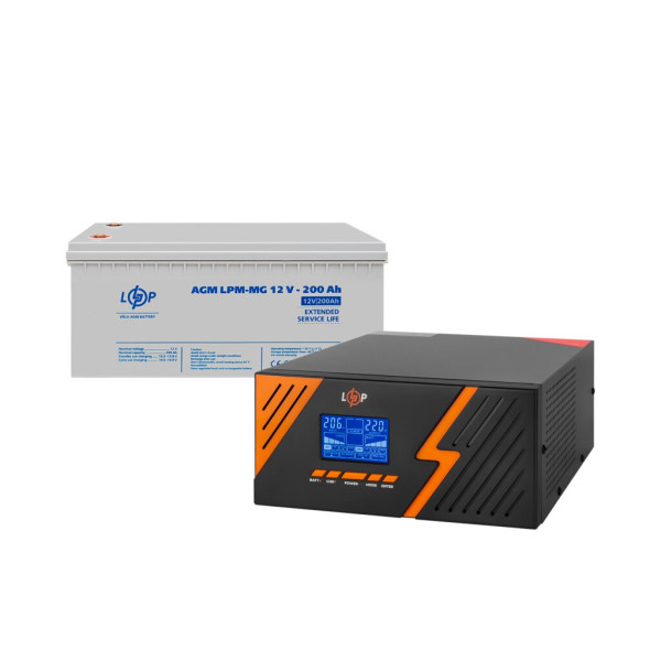 Комплект резервного живлення LP (LogicPower) ДБЖ + мультигелева батарея (UPS B1500 + АКБ MG 2400Wh) Комплект резервного живлення LP (LogicPower) ДБЖ + мультигелева батарея (UPS B1500 + АКБ MG 2400Wh)