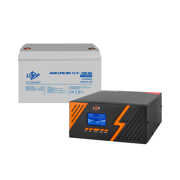 Комплект резервного живлення ДБЖ 1500VA + мультигелева батарея 120Ah для електрообладнання та аварійного освітлення Комплект резервного живлення ДБЖ 1500VA + мультигелева батарея 120Ah для електрообладнання та аварійного освітлення