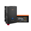 Комплект резервного живлення LogicPower ДБЖ 2500W + літієва (LiFePO4) батарея 3840 Wh Комплект резервного живлення LogicPower ДБЖ 2500W + літієва (LiFePO4) батарея 3840 Wh