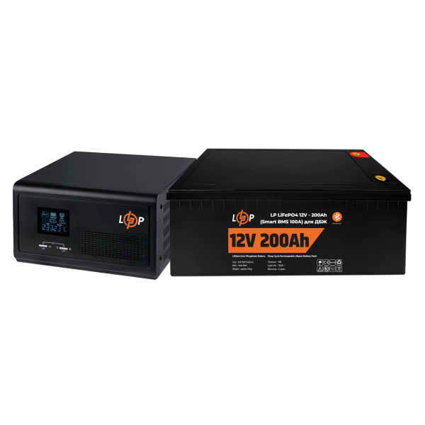 Комплект резервного живлення LP (LogicPower) ДБЖ + літієва (LiFePO4) батарея (UPS 1500VA + АКБ LiFePO4 2560W) Комплект резервного живлення LP (LogicPower) ДБЖ + літієва (LiFePO4) батарея (UPS 1500VA + АКБ LiFePO4 2560W)