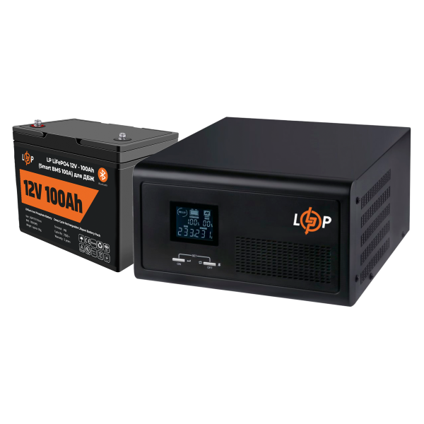 Комплект резервного живлення LP (LogicPower) ДБЖ + літієва (LiFePO4) батарея (UPS 1500VA + АКБ LiFePO4 1280W) Комплект резервного живлення LP (LogicPower) ДБЖ + літієва (LiFePO4) батарея (UPS 1500VA + АКБ LiFePO4 1280W)